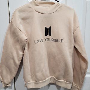 BTS Love Yourself Sweatshirt Size M - NWOT